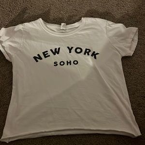 new york crop top